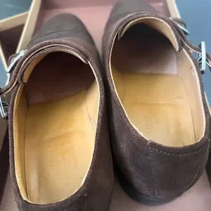 Meermin Men\'s Brown Rapello Suede Double Monk Strap Shoes Size 8.5 Meermin Snuff Rapello Suede Double Monkstrap | Grailed main image 4